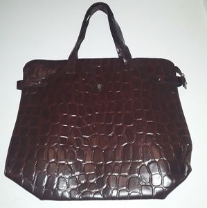 Ladies bag,brown leather